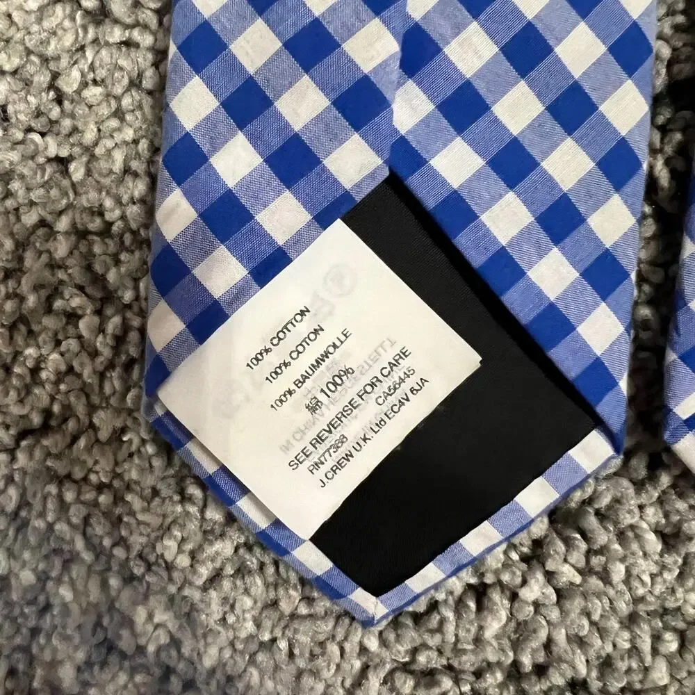 CrewCuts J.Crew Boys Blue Checkered Tie